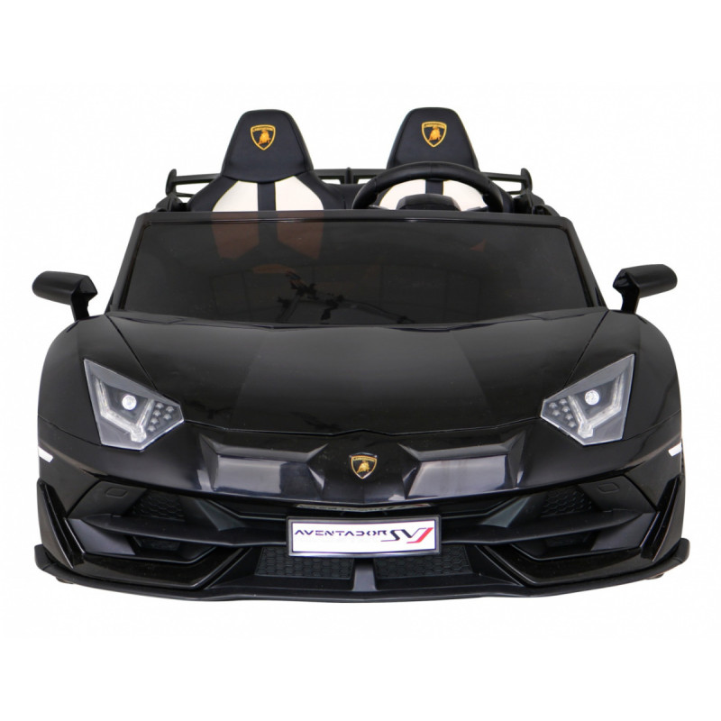 Lamborghini SVJ DRIFT dla 2 dzieci Czarny + Funkcja driftu + Pilot + MP3 LED + Wolny Start