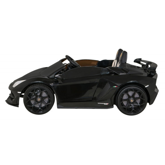 Lamborghini SVJ DRIFT dla 2 dzieci Czarny + Funkcja driftu + Pilot + MP3 LED + Wolny Start