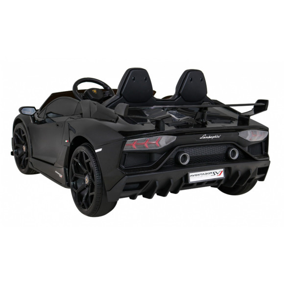 Lamborghini SVJ DRIFT dla 2 dzieci Czarny + Funkcja driftu + Pilot + MP3 LED + Wolny Start