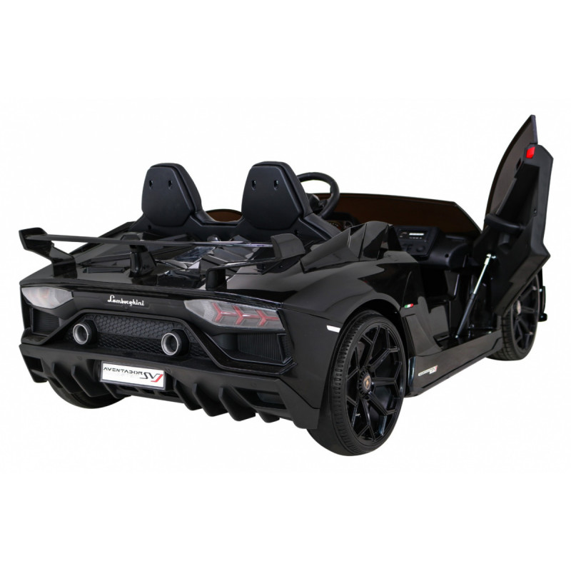 Lamborghini SVJ DRIFT dla 2 dzieci Czarny + Funkcja driftu + Pilot + MP3 LED + Wolny Start