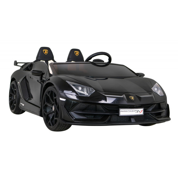 Lamborghini SVJ DRIFT dla 2 dzieci Czarny + Funkcja driftu + Pilot + MP3 LED + Wolny Start