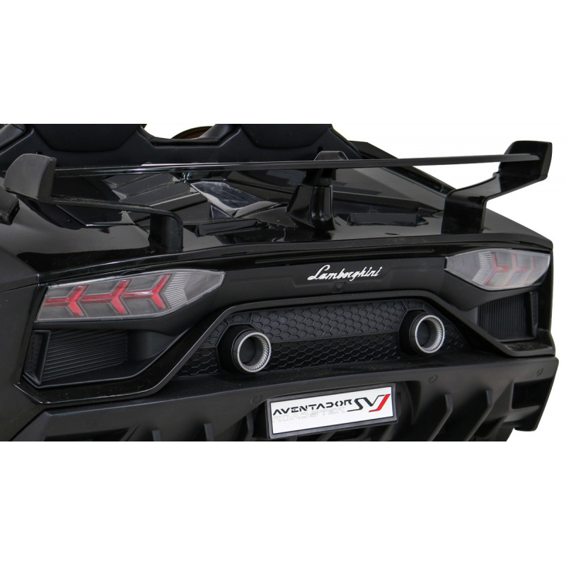 Lamborghini SVJ DRIFT dla 2 dzieci Czarny + Funkcja driftu + Pilot + MP3 LED + Wolny Start