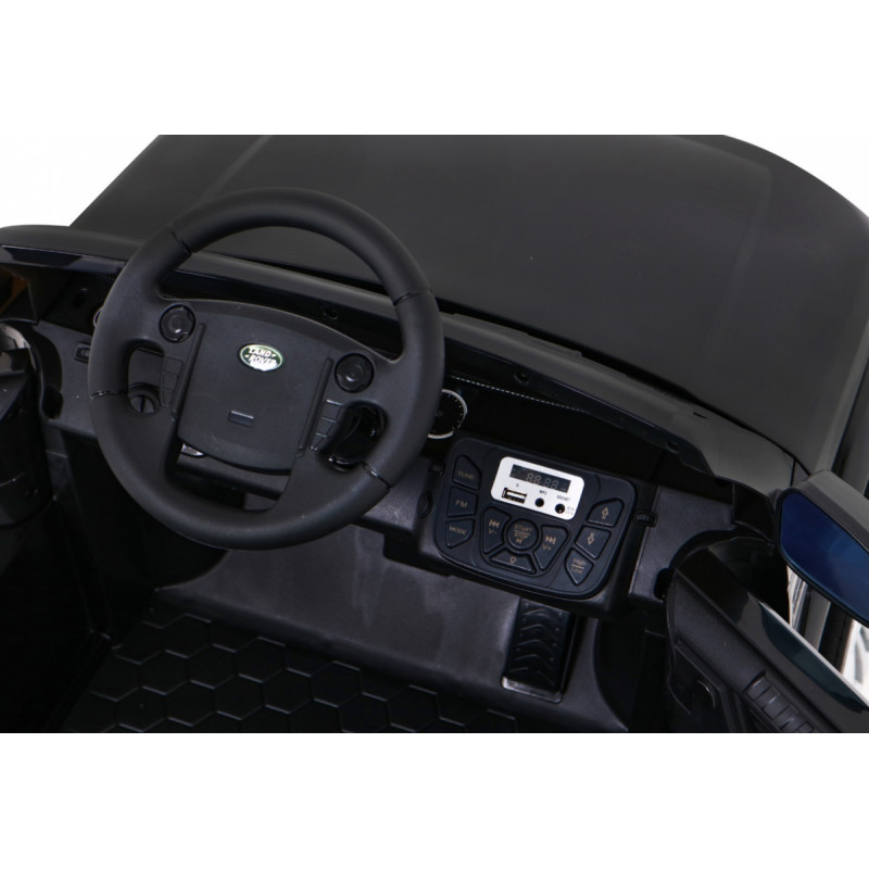Land Rover Discovery Autko elektryczne dla dzieci Czarny + Pilot + Koła EVA + Wolny Start + Radio MP3