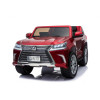 Lexus LX570 Lakierowane Autko dla 2 dzieci Czerwony + Pilot + Koła EVA + Radio MP3 LED