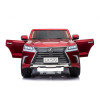 Lexus LX570 Lakierowane Autko dla 2 dzieci Czerwony + Pilot + Koła EVA + Radio MP3 LED