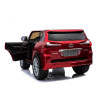 Lexus LX570 Lakierowane Autko dla 2 dzieci Czerwony + Pilot + Koła EVA + Radio MP3 LED