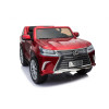 Lexus LX570 Lakierowane Autko dla 2 dzieci Czerwony + Pilot + Koła EVA + Radio MP3 LED