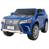 Lexus LX570 Lakierowane Autko dla 2 dzieci Niebieski + Pilot + Koła EVA + Radio MP3 LED