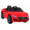 Maserati Ghibli na akumulator dla dzieci Czerwony + Pilot + Wolny Start + EVA + MP3 USB + LED
