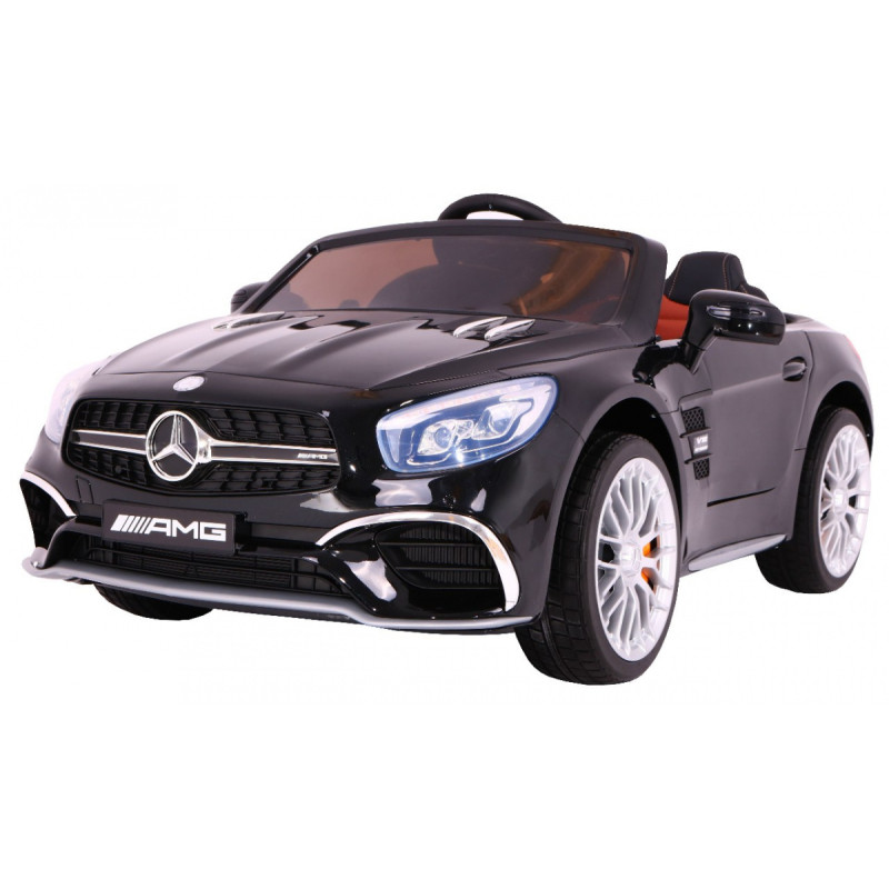 Mercedes AMG SL65 dla dzieci Czarny + Pilot + Bagażnik + Regulacja siedzenia + MP3 LED + Wolny Start