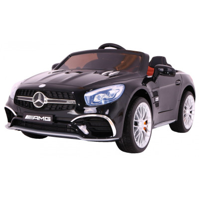 Mercedes AMG SL65 dla dzieci Czarny + Pilot + Bagażnik + Regulacja siedzenia + MP3 LED + Wolny Start
