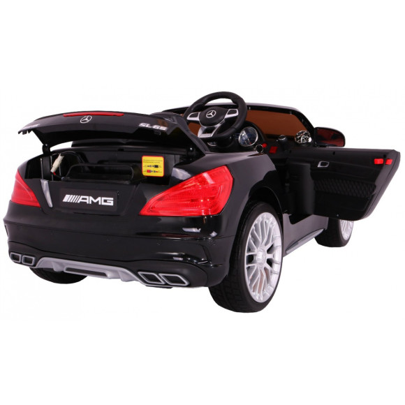 Mercedes AMG SL65 dla dzieci Czarny + Pilot + Bagażnik + Regulacja siedzenia + MP3 LED + Wolny Start Mercedes AMG SL65 dla dzieci Czarny + Pilot + Bagażnik + Regulacja siedzenia + MP3 LED + Wolny Start