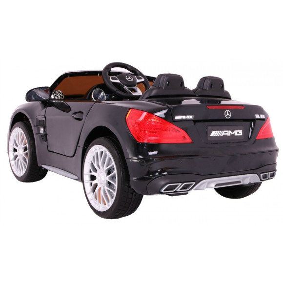 Mercedes AMG SL65 dla dzieci Czarny + Pilot + Bagażnik + Regulacja siedzenia + MP3 LED + Wolny Start Mercedes AMG SL65 dla dzieci Czarny + Pilot + Bagażnik + Regulacja siedzenia + MP3 LED + Wolny Start