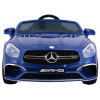 Mercedes AMG SL65 dla dzieci Lakier Niebieski + Pilot + Bagażnik + Regulacja siedzenia + MP3 LED + Wolny Start