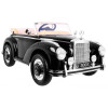 Mercedes Benz 300S Retro dla dzieci Lakier Czarny + Pilot + EVA + Wolny Start + LED MP3