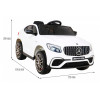 Mercedes Benz GLC63S dla dzieci Biały + Pilot + Napęd 4x4 + MP3 LED + EVA + Wolny Start