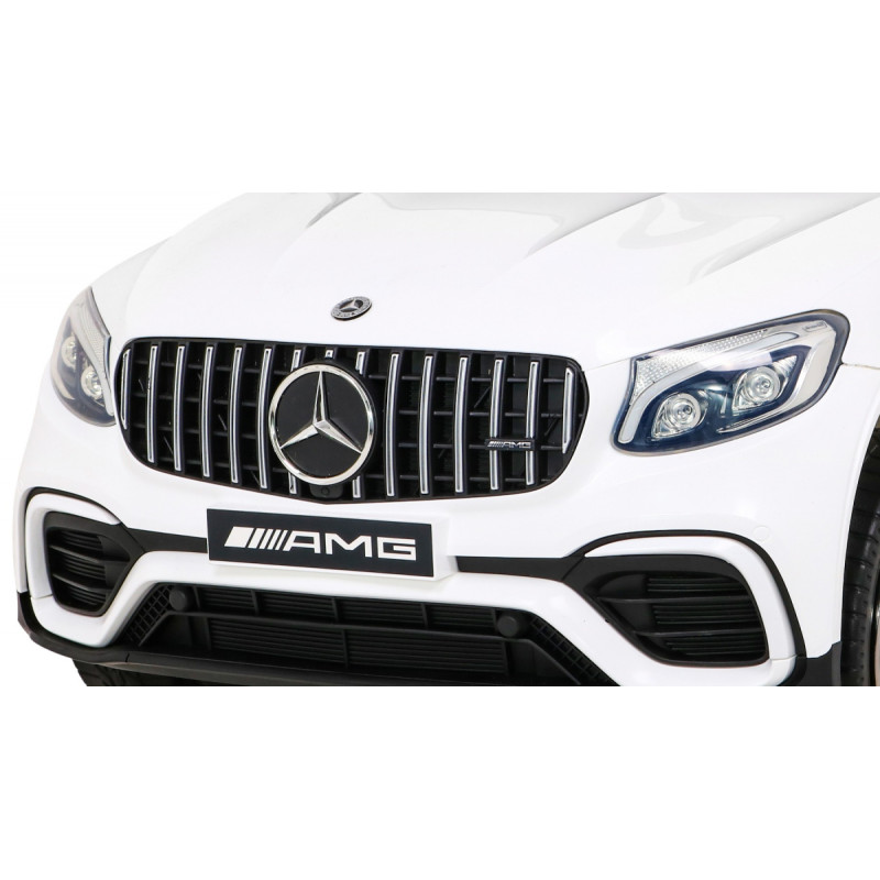 Mercedes Benz GLC63S dla dzieci Biały + Pilot + Napęd 4x4 + MP3 LED + EVA + Wolny Start
