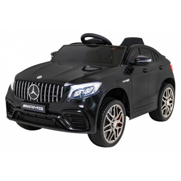 Mercedes Benz GLC63S dla dzieci Czarny + Pilot + Napęd 4x4 + MP3 LED + EVA + Wolny Start