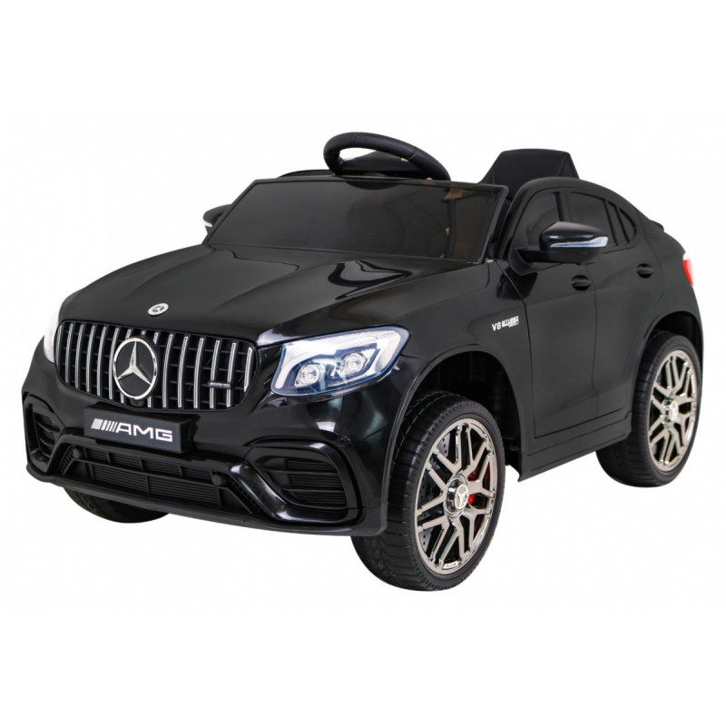 Mercedes Benz GLC63S dla dzieci Czarny + Pilot + Napęd 4x4 + MP3 LED + EVA + Wolny Start