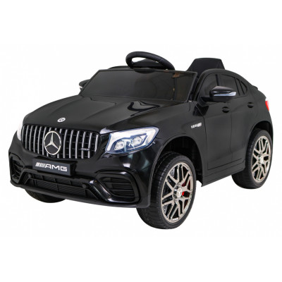 Mercedes Benz GLC63S dla dzieci Czarny + Pilot + Napęd 4x4 + MP3 LED + EVA + Wolny Start