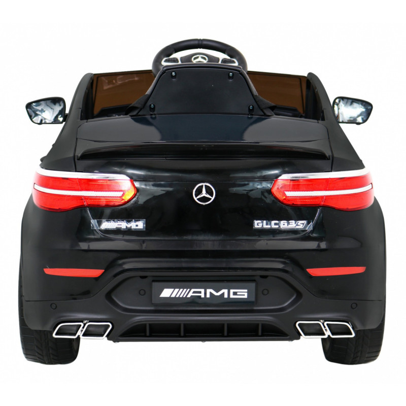 Mercedes Benz GLC63S dla dzieci Czarny + Pilot + Napęd 4x4 + MP3 LED + EVA + Wolny Start