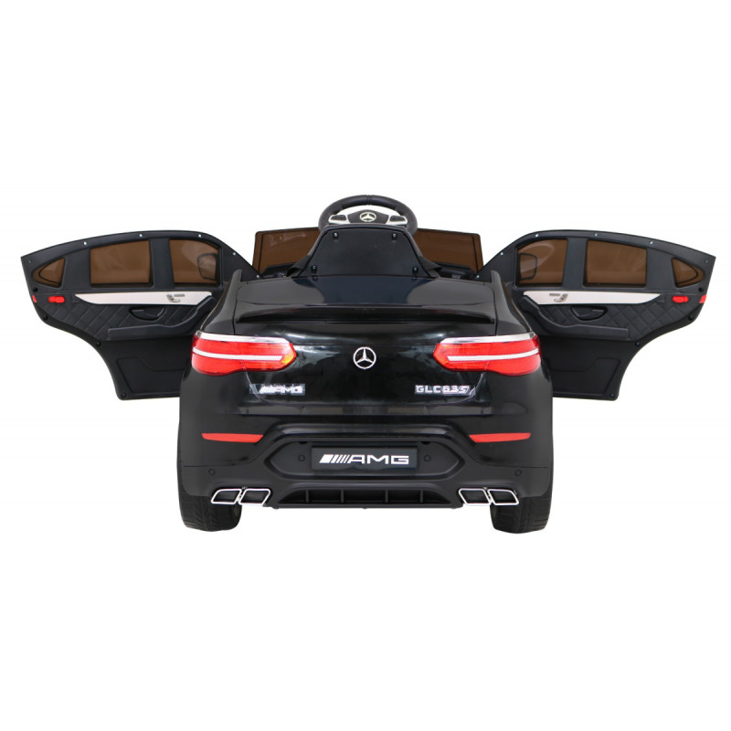 Mercedes Benz GLC63S dla dzieci Czarny + Pilot + Napęd 4x4 + MP3 LED + EVA + Wolny Start