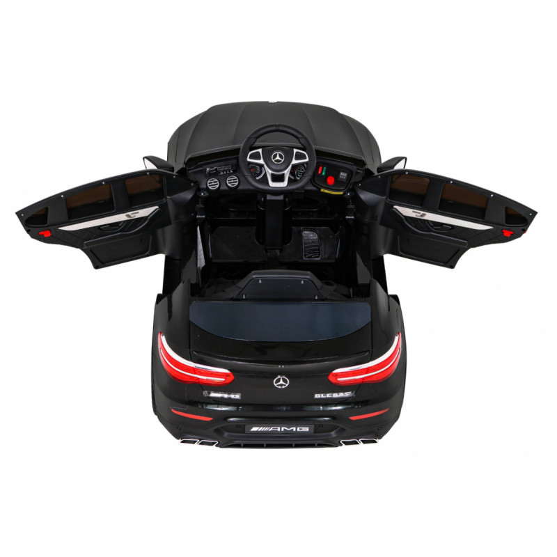 Mercedes Benz GLC63S dla dzieci Czarny + Pilot + Napęd 4x4 + MP3 LED + EVA + Wolny Start