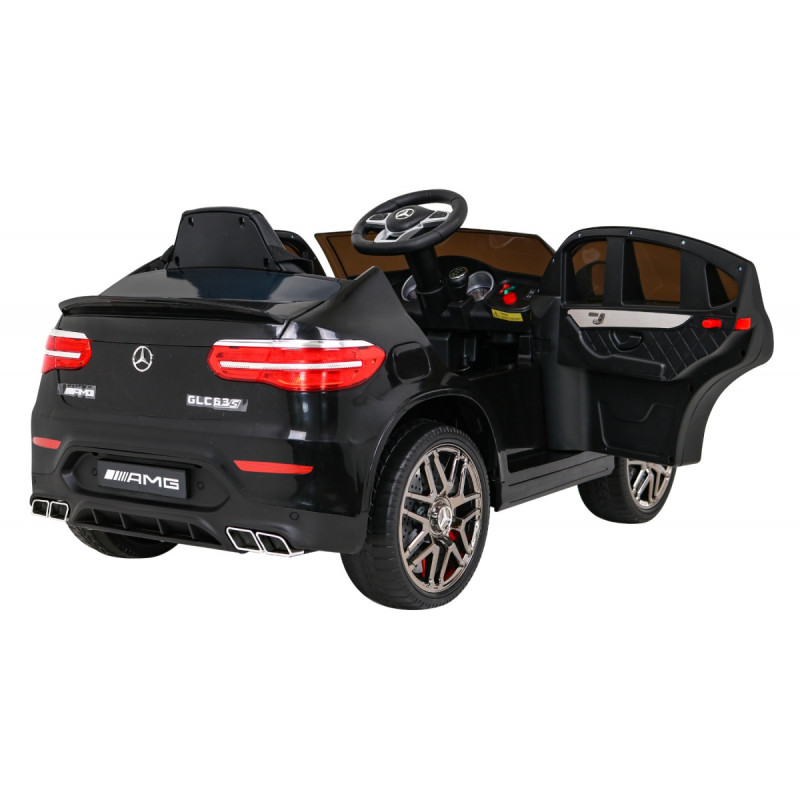 Mercedes Benz GLC63S dla dzieci Czarny + Pilot + Napęd 4x4 + MP3 LED + EVA + Wolny Start
