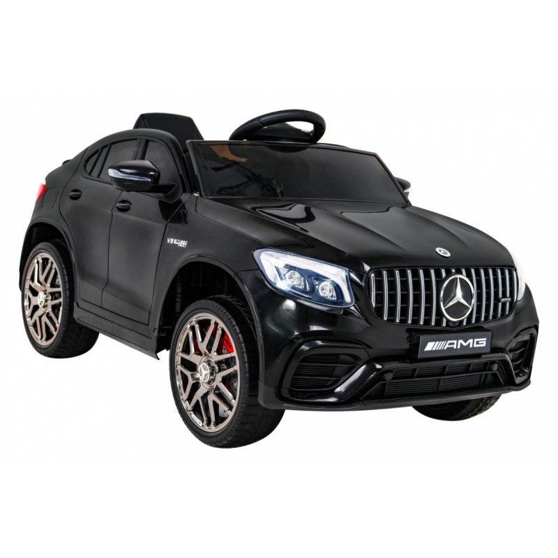 Mercedes Benz GLC63S dla dzieci Czarny + Pilot + Napęd 4x4 + MP3 LED + EVA + Wolny Start