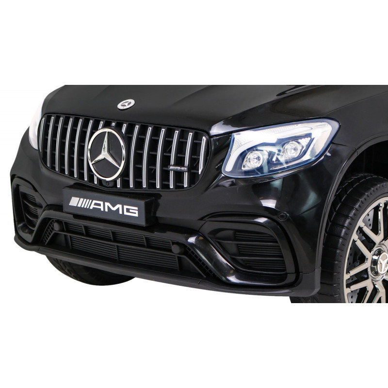 Mercedes Benz GLC63S dla dzieci Czarny + Pilot + Napęd 4x4 + MP3 LED + EVA + Wolny Start