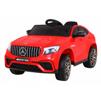 Mercedes Benz GLC63S dla dzieci Czerwony + Pilot + Napęd 4x4 + MP3 LED + EVA + Wolny Start