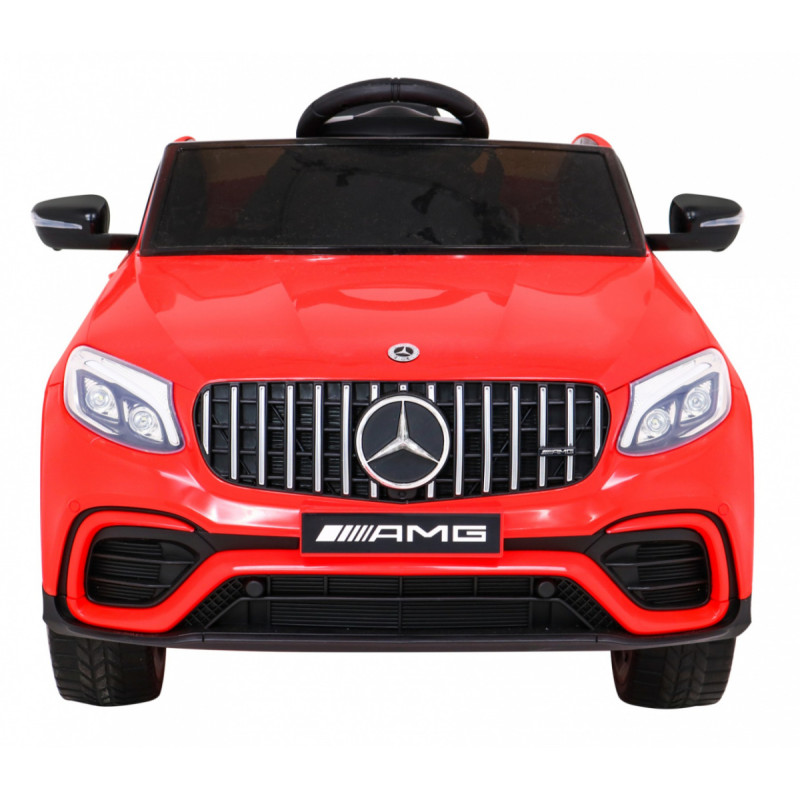 Mercedes Benz GLC63S dla dzieci Czerwony + Pilot + Napęd 4x4 + MP3 LED + EVA + Wolny Start