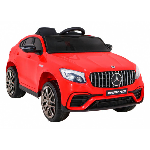 Mercedes Benz GLC63S dla dzieci Czerwony + Pilot + Napęd 4x4 + MP3 LED + EVA + Wolny Start