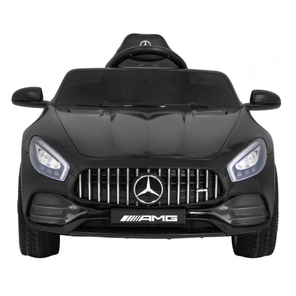 Mercedes Benz GT na akumulator dla dzieci Czarny + Pilot + Wolny Start + MP3 LED