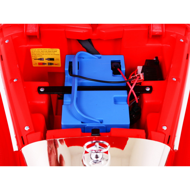 Mercedes Benz Retro 540A dla dzieci Czerwony + Tryb "Rodzica" + Pilot + Panel audio + LED