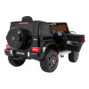 Mercedes AMG G63 dla dzieci Lakier Czarny + Pilot + MP3 LED + Wolny Start + EVA + Pasy