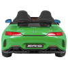 Mercedes-Benz GT R dla dzieci Lakier Zielony + Napęd 4x4 + Nawiew powietrza + Pilot + EVA + MP3 LED