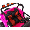 Auto terenowe typu jeep Monster 4x4 dla dzieci Różowy + Pilot + Regulacja siedzenia + Wolny Start + MP3 LED + Bagażnik + Plec