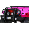 Auto terenowe typu jeep Monster 4x4 dla dzieci Różowy + Pilot + Regulacja siedzenia + Wolny Start + MP3 LED + Bagażnik + Plec