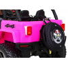 Auto terenowe typu jeep Monster 4x4 dla dzieci Różowy + Pilot + Regulacja siedzenia + Wolny Start + MP3 LED + Bagażnik + Plec