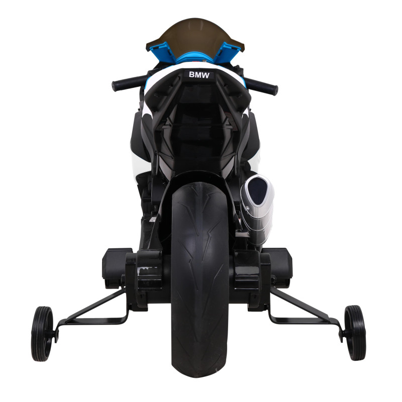 Motor BMW HP4 na akumulator dla dzieci Biały + Pomocnicze kółka + Wolny Start + EVA + MP3 LED