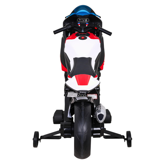 Motor BMW HP4 na akumulator dla dzieci Czerwony + Pomocnicze kółka + Wolny Start + EVA + MP3 LED