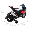 Motor BMW HP4 na akumulator dla dzieci Czerwony + Pomocnicze kółka + Wolny Start + EVA + MP3 LED