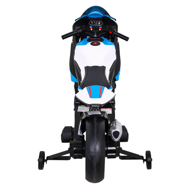 Motor BMW HP4 na akumulator dla dzieci Niebieski + Pomocnicze kółka + Wolny Start + EVA + MP3 LED