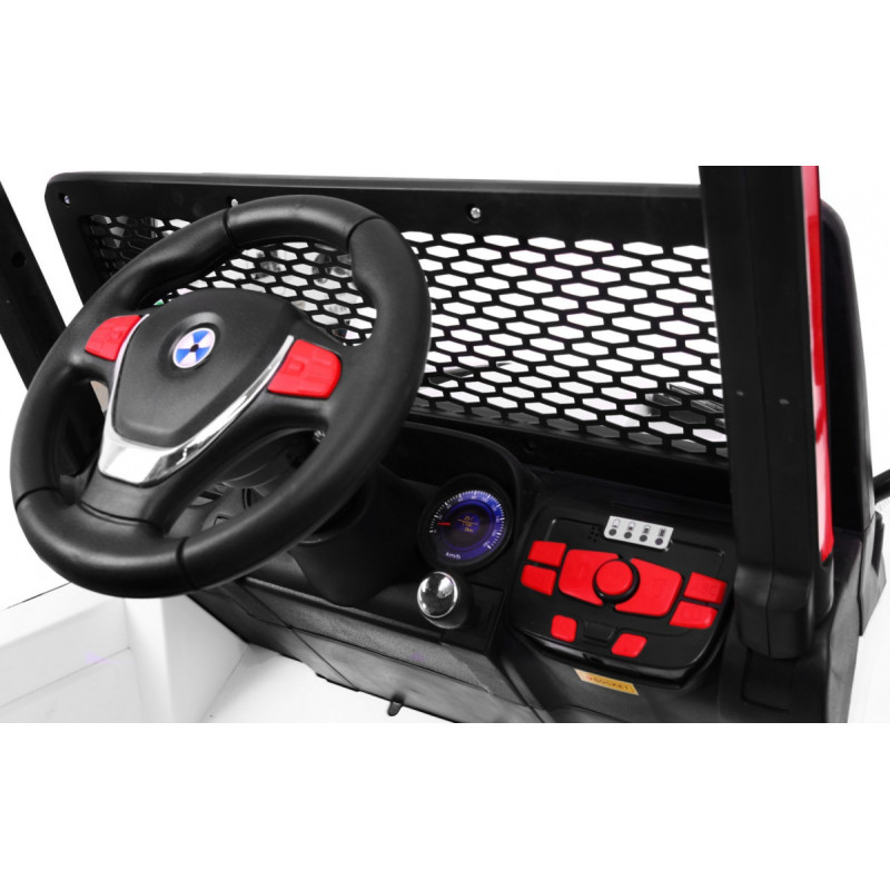 Autko terenowe Raptor Drifter Biały + Pilot + Napęd 4x4 + Schowek + Wolny Start + MP3 LED