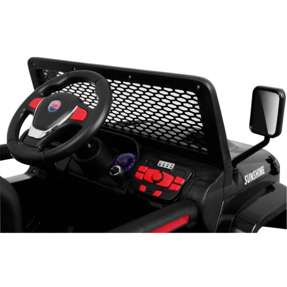 Autko terenowe Raptor Drifter Czarny + Pilot + Napęd 4x4 + Schowek + Wolny Start + MP3 LED