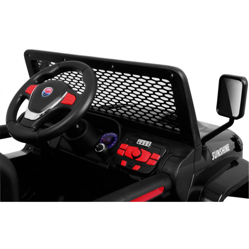 Autko terenowe Raptor Drifter Czarny + Pilot + Napęd 4x4 + Schowek + Wolny Start + MP3 LED