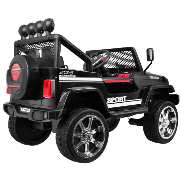 Autko terenowe Raptor Drifter Czarny + Pilot + Napęd 4x4 + Schowek + Wolny Start + MP3 LED