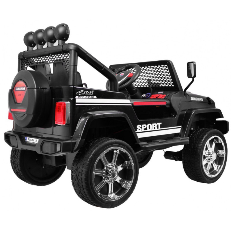Autko terenowe Raptor Drifter Czarny + Pilot + Napęd 4x4 + Schowek + Wolny Start + MP3 LED
