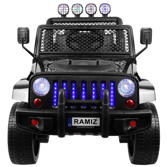 Autko terenowe Raptor Drifter Czarny + Pilot + Napęd 4x4 + Schowek + Wolny Start + MP3 LED